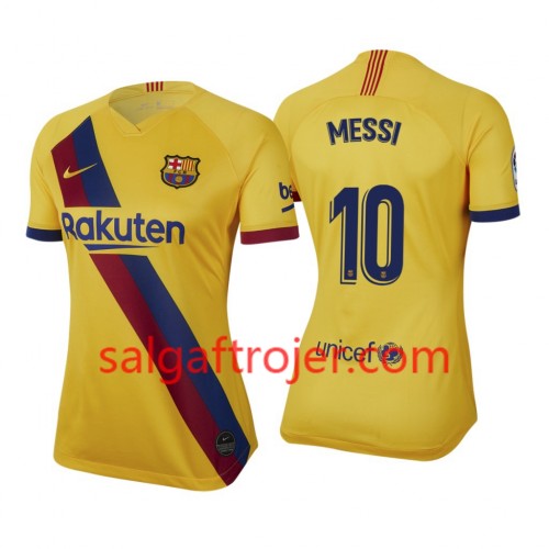 FC Barcelona Fodboldtrøjer Lionel Messi 10 Dame Udebanesæt 2019/20 Kort ærmer FC Barcelona Fodboldtrøjer Lionel Messi 10 Dame Udebanesæt 2019/20 Kort ærmer